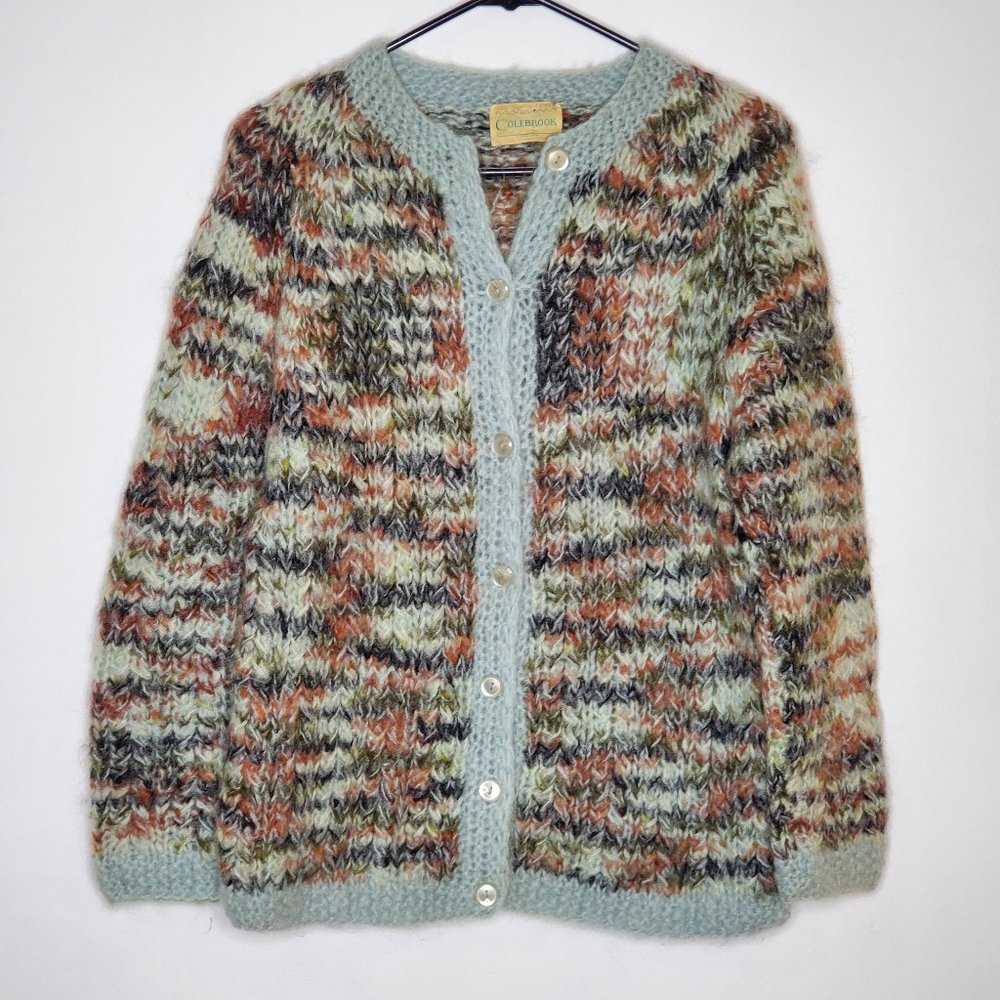 Colebrook Wool Mohair Hand Knit Sweater No Size